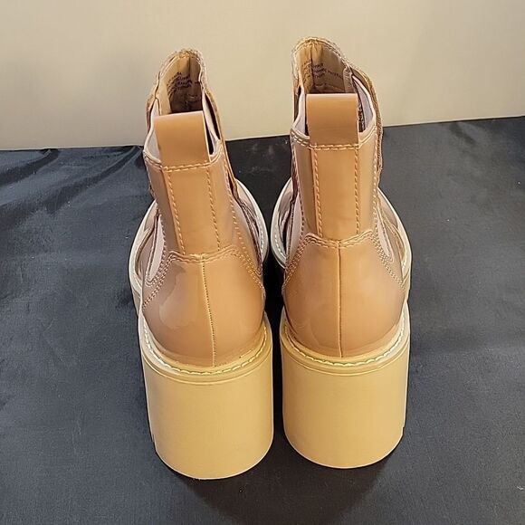 BRAND NEW DOLCE VITA CAFE PATENT HUEY LUG BOOTS - Picture 7 of 14